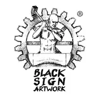 Black Sign Artwork