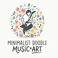 Minimalist Doodle Music Art