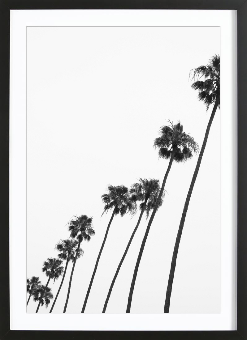 Cali Palms - Framed Premium Poster Portrait
