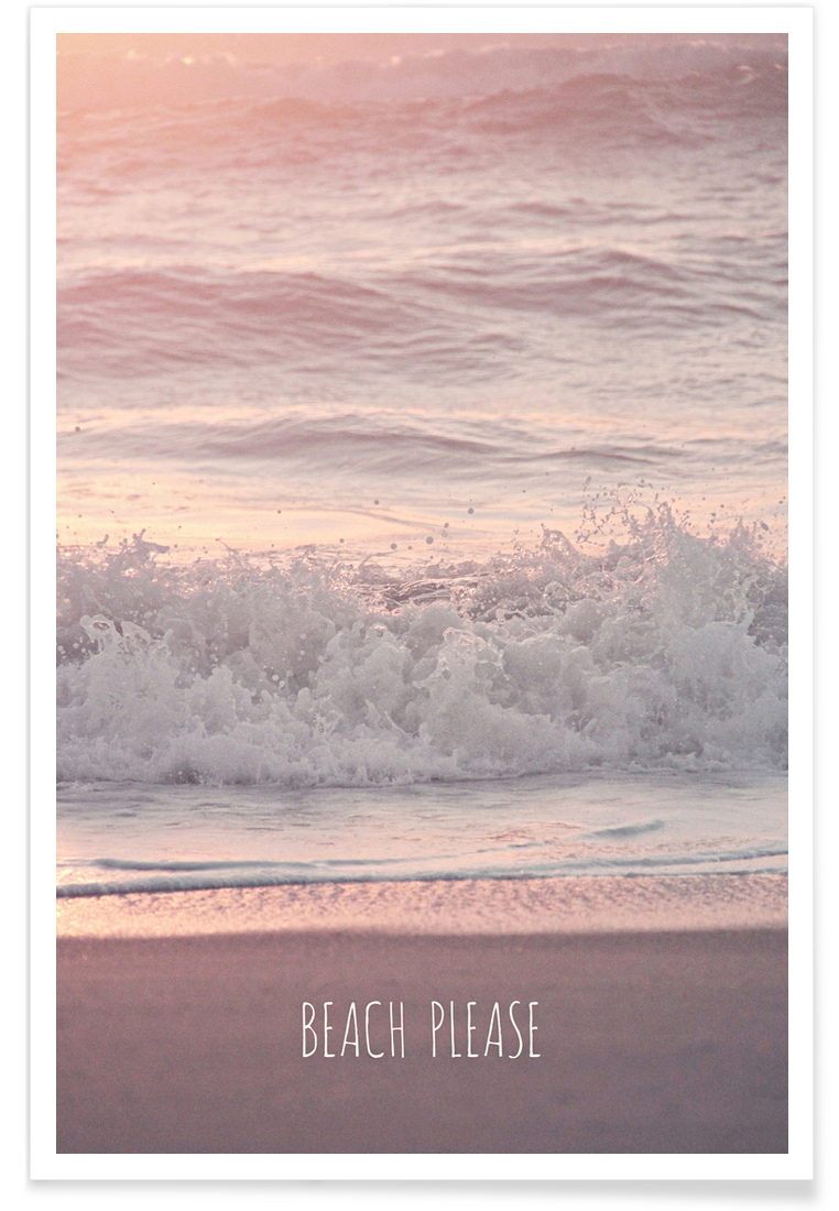 Beach Please - Premium Poster Portrait