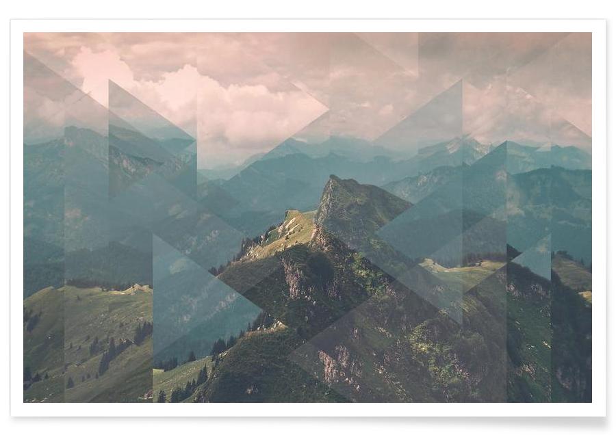 Alps Scattered - Premium Poster Landscape