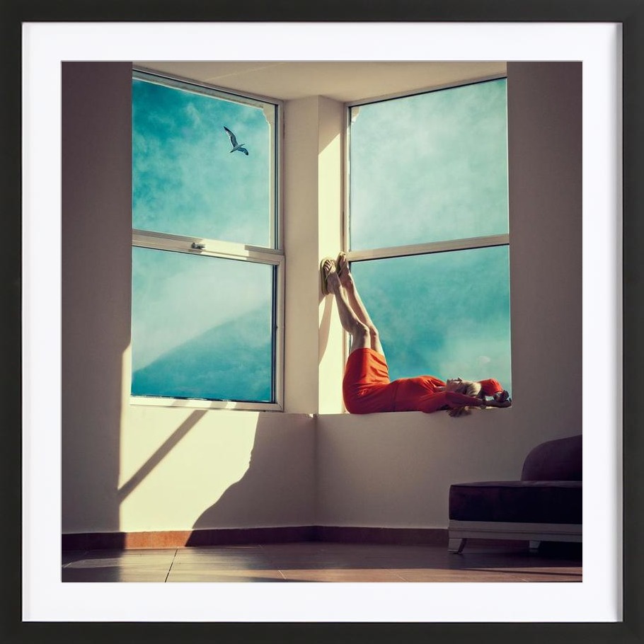 Room With A View - Framed Premium Poster 1x1