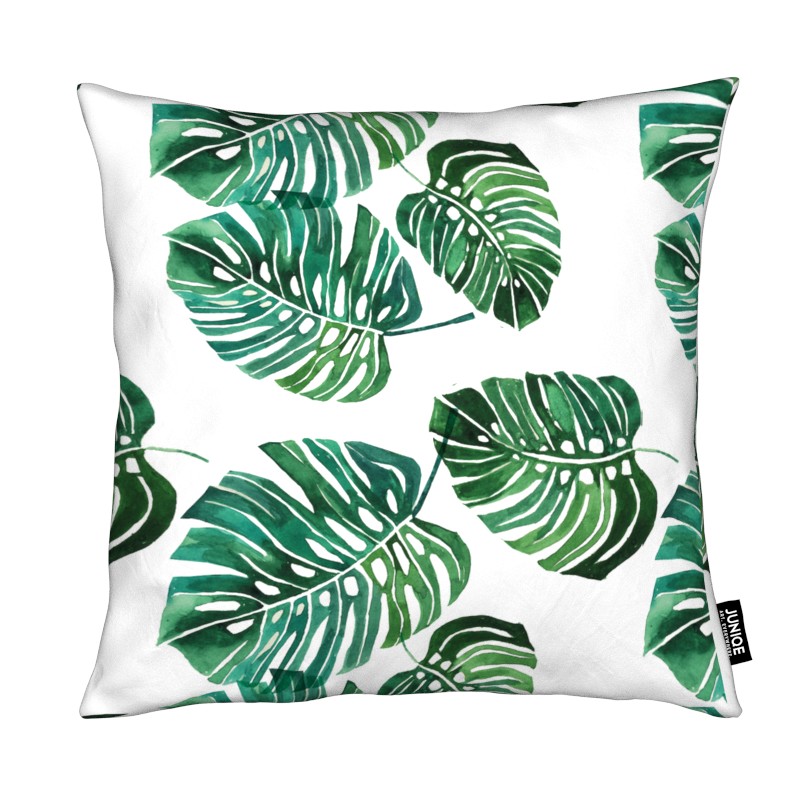 Monstera Pattern - All over cushion cover